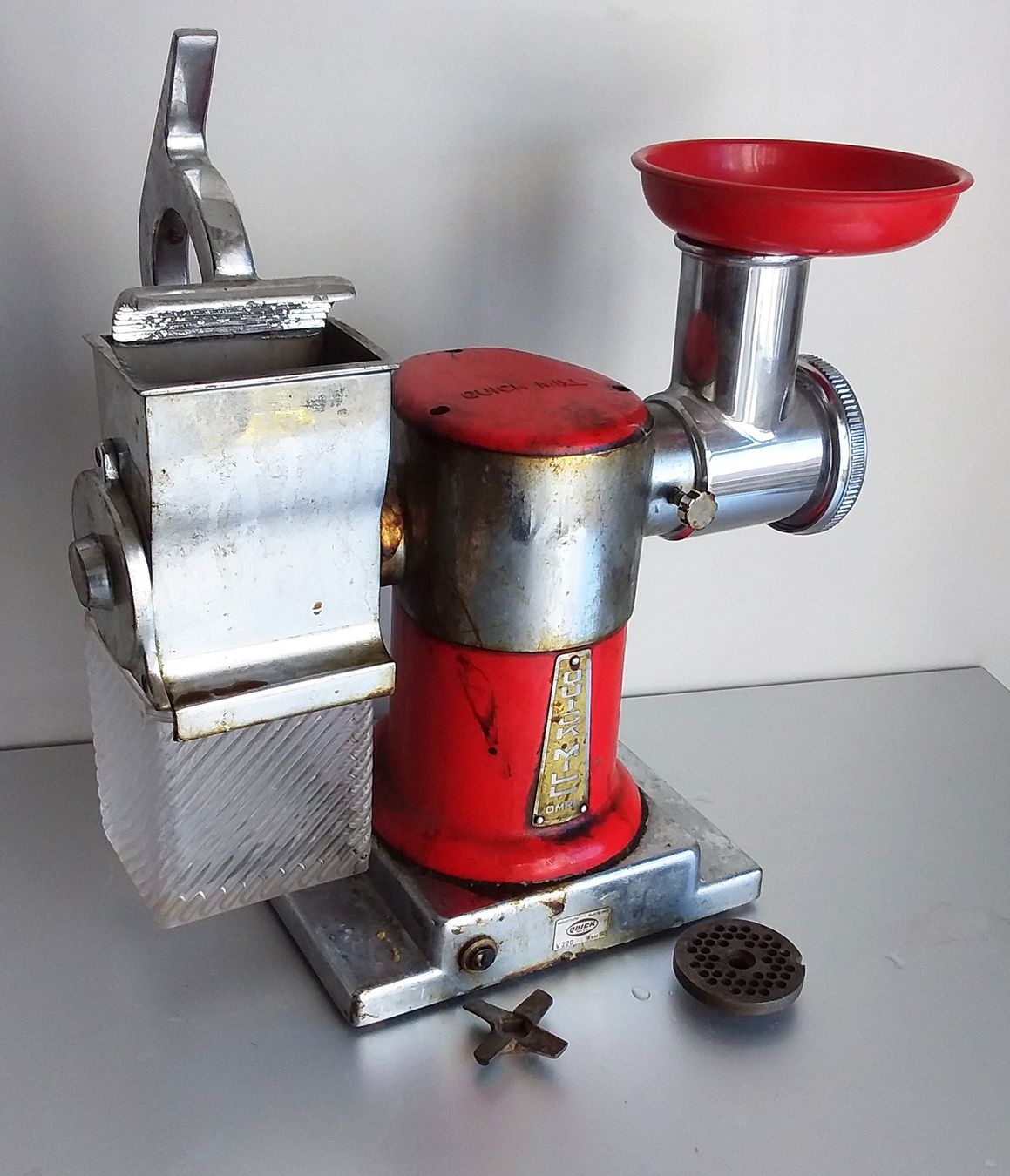 Quick Mill Elettrodomestici da cucina: Raro e vecchio Quick Mill completo - tritacarne e grattugia – Difettoso da Lugano venduto da Maurizio_Collector 1