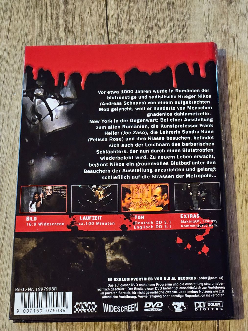 Tutti i DVDs: Nikos - The Impaler -  kleine Hartbox - Red Edition – Usato da Wildberg venduto da Reunionevents 1