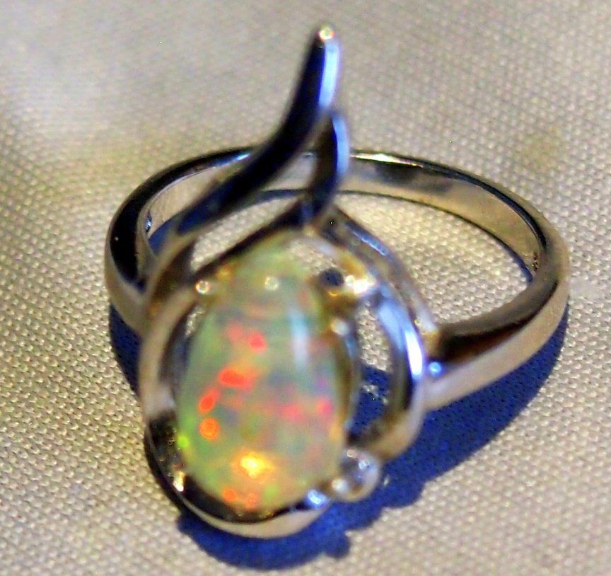 Anelli: 15 ct. highquality Ring mit AAA Feueropal – Nuovo e nell'imballaggio originale da Reinach BL venduto da Marblue 4