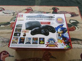 SEGA Mega Drive classic game console NEU 80 built in Games