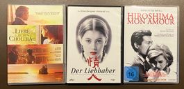 3 DVD LIEBE - Zeiten der Cholera - Der Liebhaber - Hiroshima