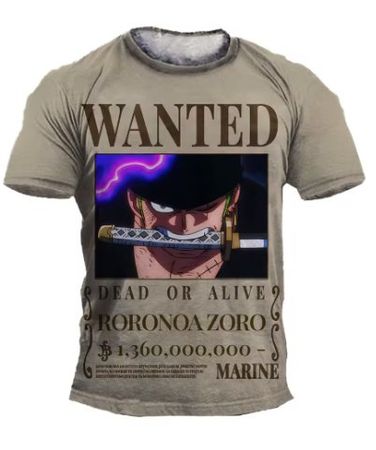 One Piece T-Shirt verschiedene Grössen