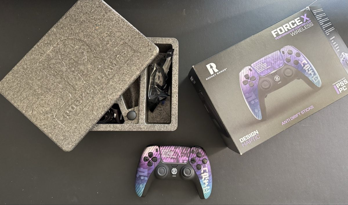 Controller: Manette RocketGamer FORCE X - PS5, PC, haptic – Usato da Blonay venduto da ADO_79