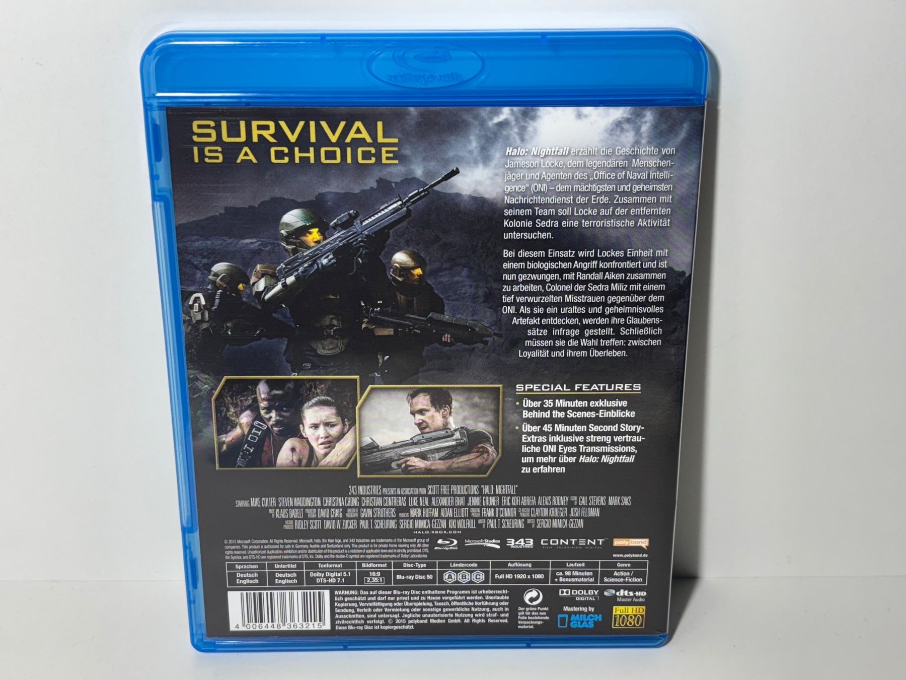 Tutti i DVDs: Halo - Nightfall Blu Ray – Usato da Wilderswil venduto da Sstriker 1