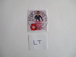 Voll Letzttagsstempel der Poststelle 8025 Zürich 25 Urania