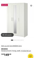 Kleiderschrank Brimnes von Ikea