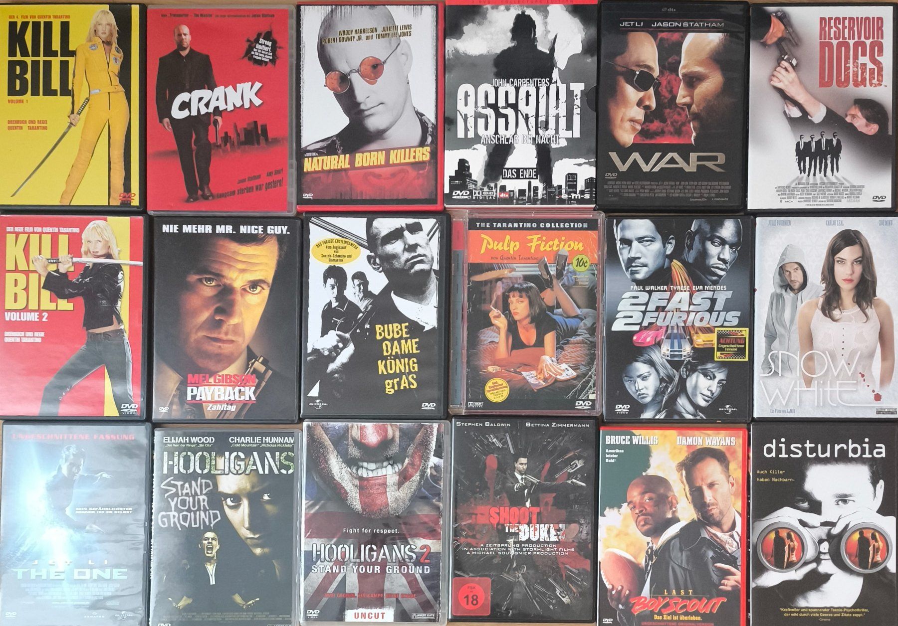 Tutti i DVDs: DVD Sammlung Actionfilme 2 – Usato da Birmensdorf ZH venduto da B091358