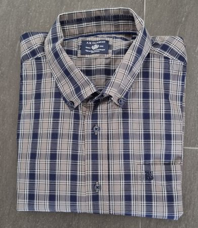 Herren Hemd,langarm,XXXL/47/48 Kariert