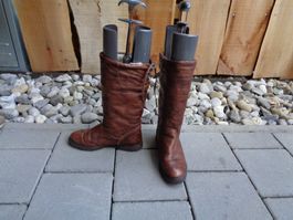 Braune warme Winter-Stiefel Gr. 35 - 201123