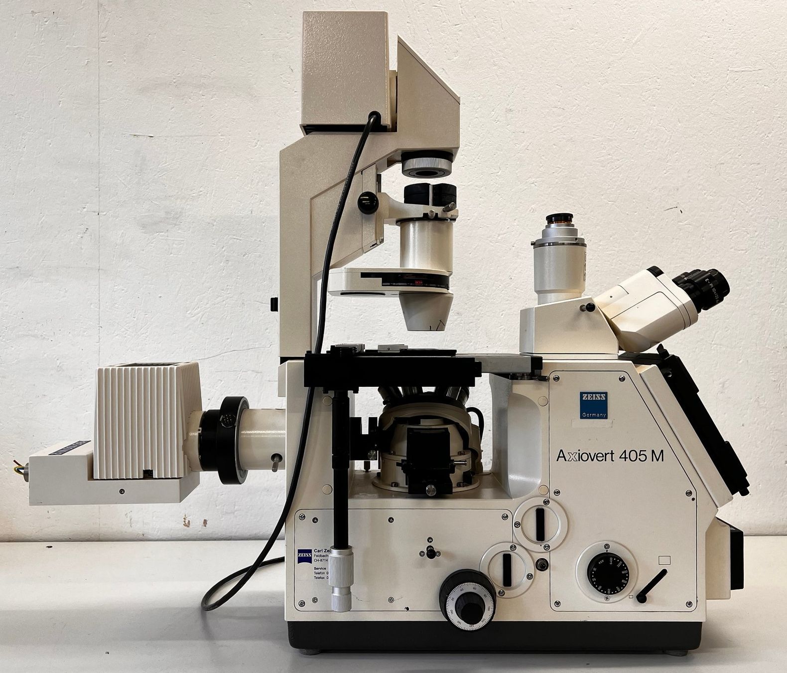 Laborzubehör: Zeiss Axiovert 405M Inverses Trinokular Mikroskop – Gebraucht aus Niederdorf von LeptonAG_Labor 2