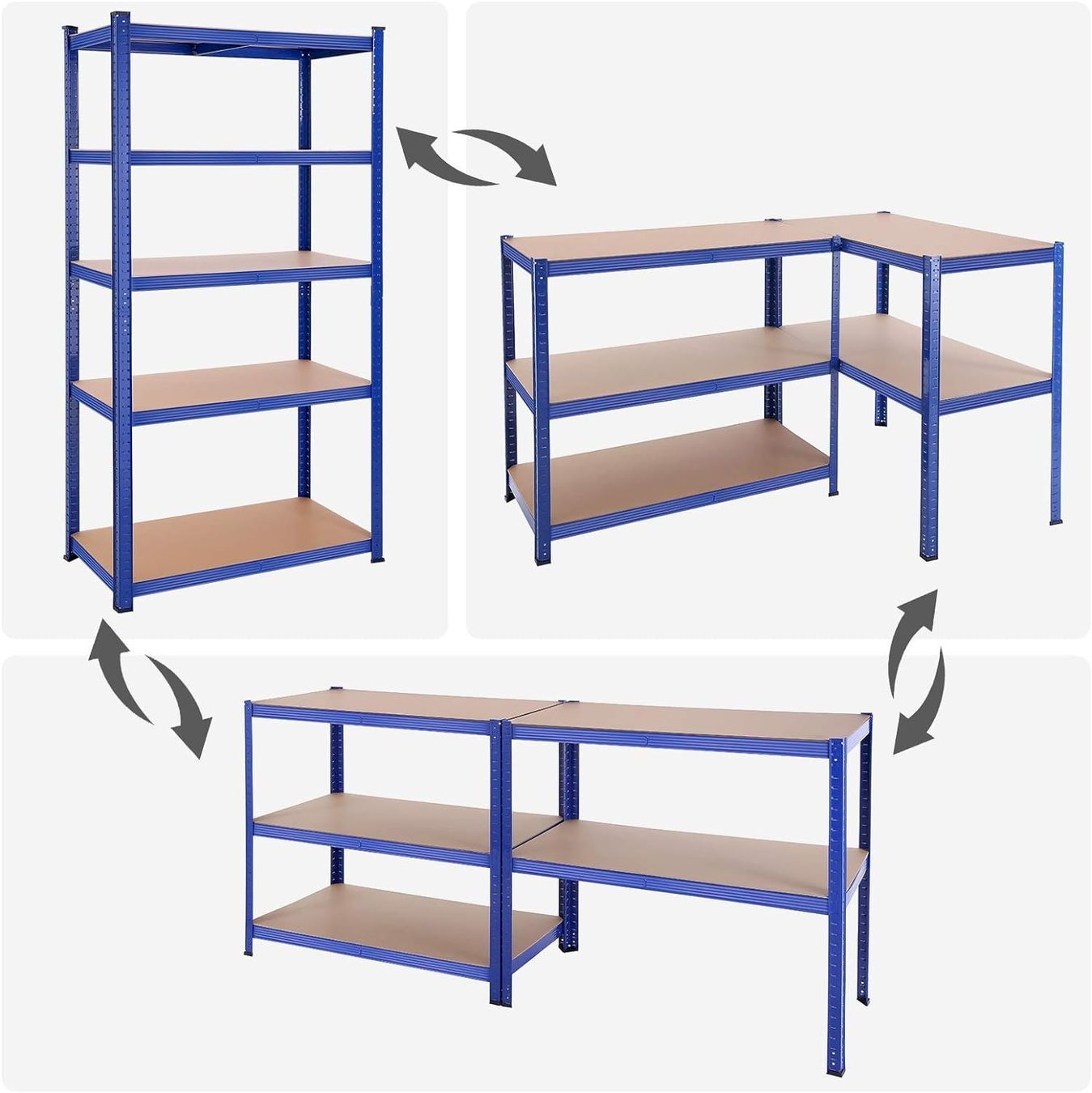 Regale: SONGMICS Lagerregal 200cm blau – Neu und originalverpackt aus Bottighofen von zaap 6