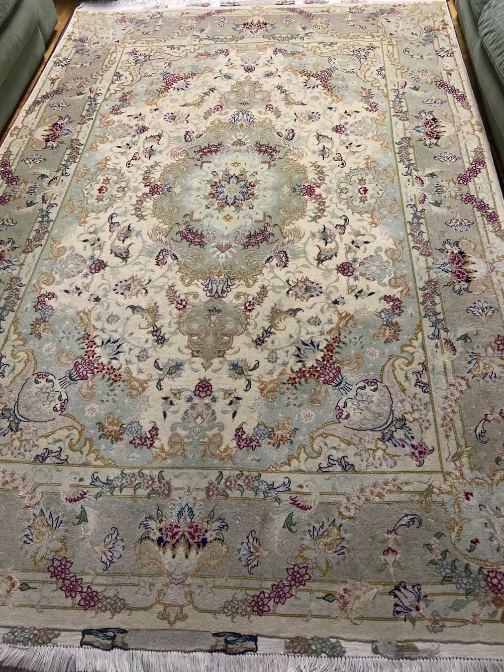 Tappeti: Wunderschöne Perser Teppich Tabriz mit Seide neue – Nuovo (secondo la descrizione) da Männedorf venduto da Adamiat 2