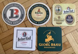 5 Bierdeckel aus Berlin / Deutschland