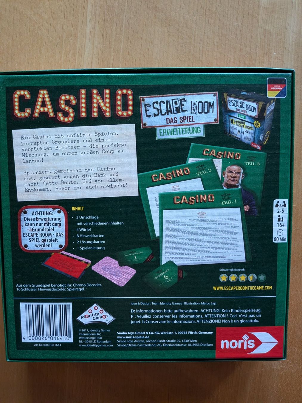 Spiele: Escape Room - Das Spiel - Erweiterung – Gebraucht aus Gonten von Tierliebe13 1