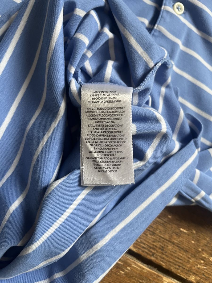 Ralph Lauren Magliette Polo: Polo Ralph Lauren rayé bleu blanc taille M – Nuovo (secondo la descrizione) da Baulmes venduto da resel_.tm 3