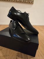 Prada Herren Business Schuhe Derby Schwarz Gr. 44 | WIE NEU