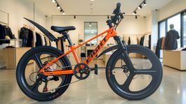 neues 20 Zoll Mountainbike Alu Rahmen Magnesium ORANGE NEU