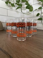 6 verres Berger Sport années 70 état neuf
