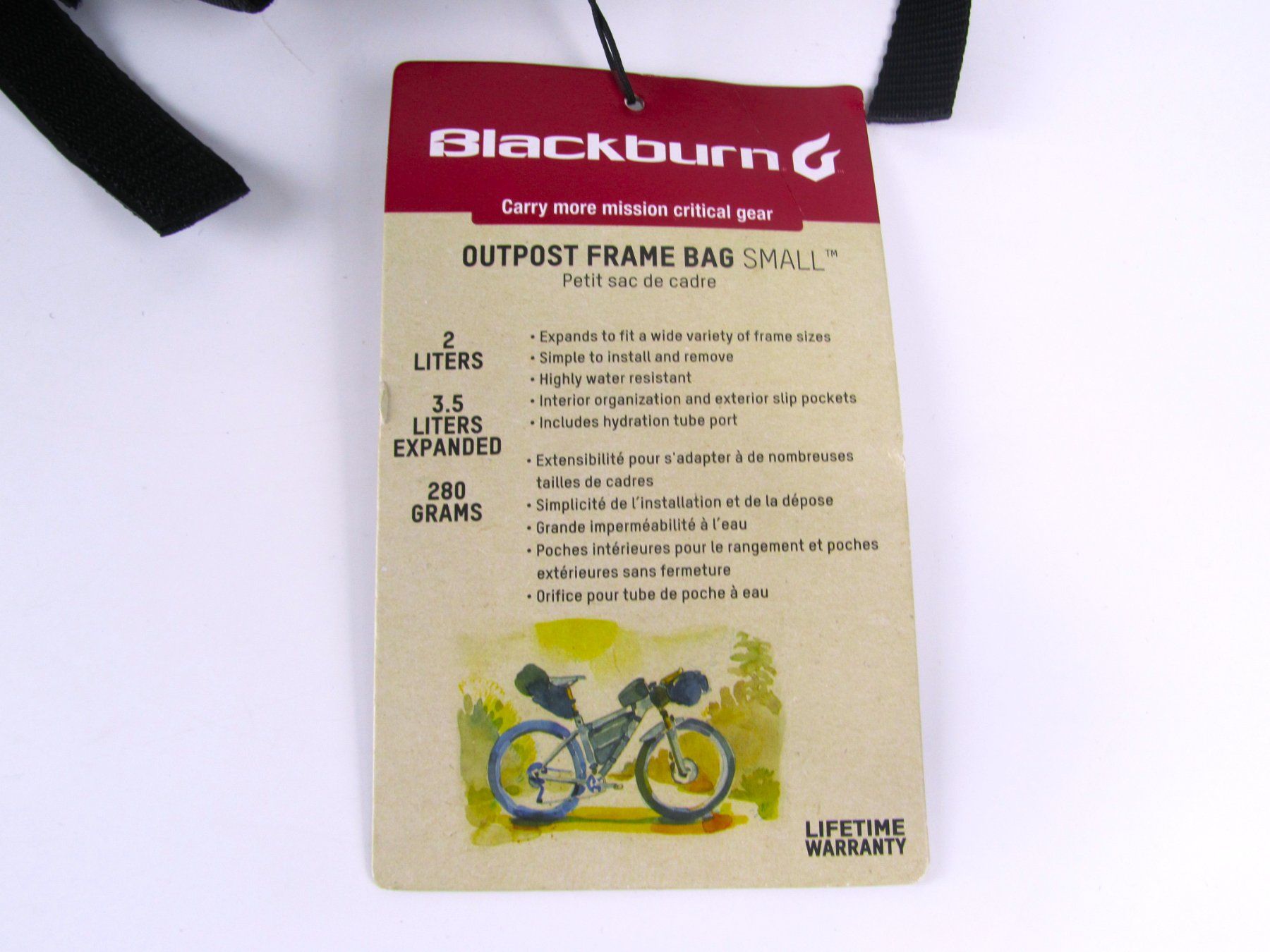 Taschen: BLACKBURN Outpost Frame Bag Small – Gebraucht aus Muhen von Restwert_Muhen 5