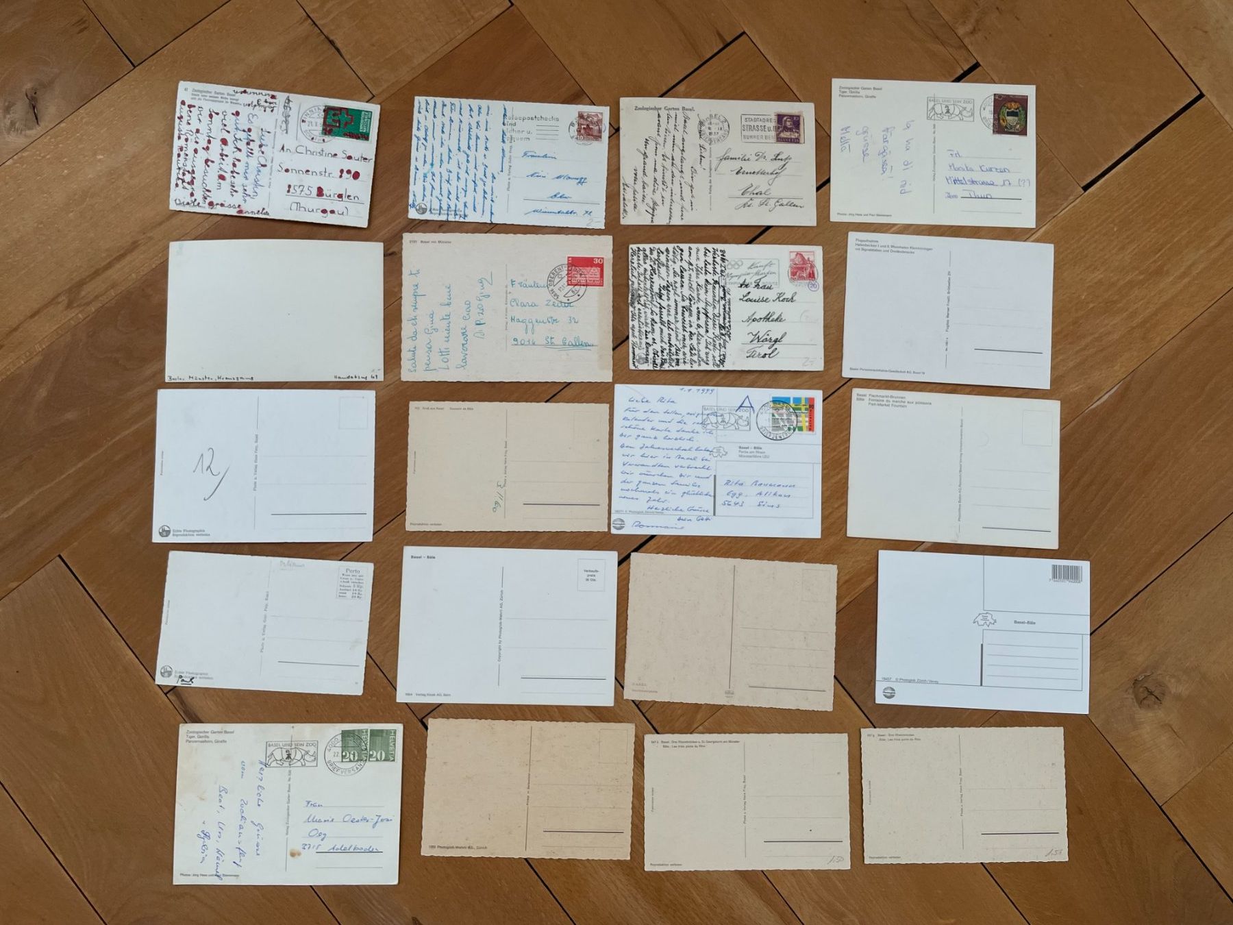 Cartes postales: AK BS 20 Ansichtskarten Stadt Basel – D'occasion à Thal par Danny82 1