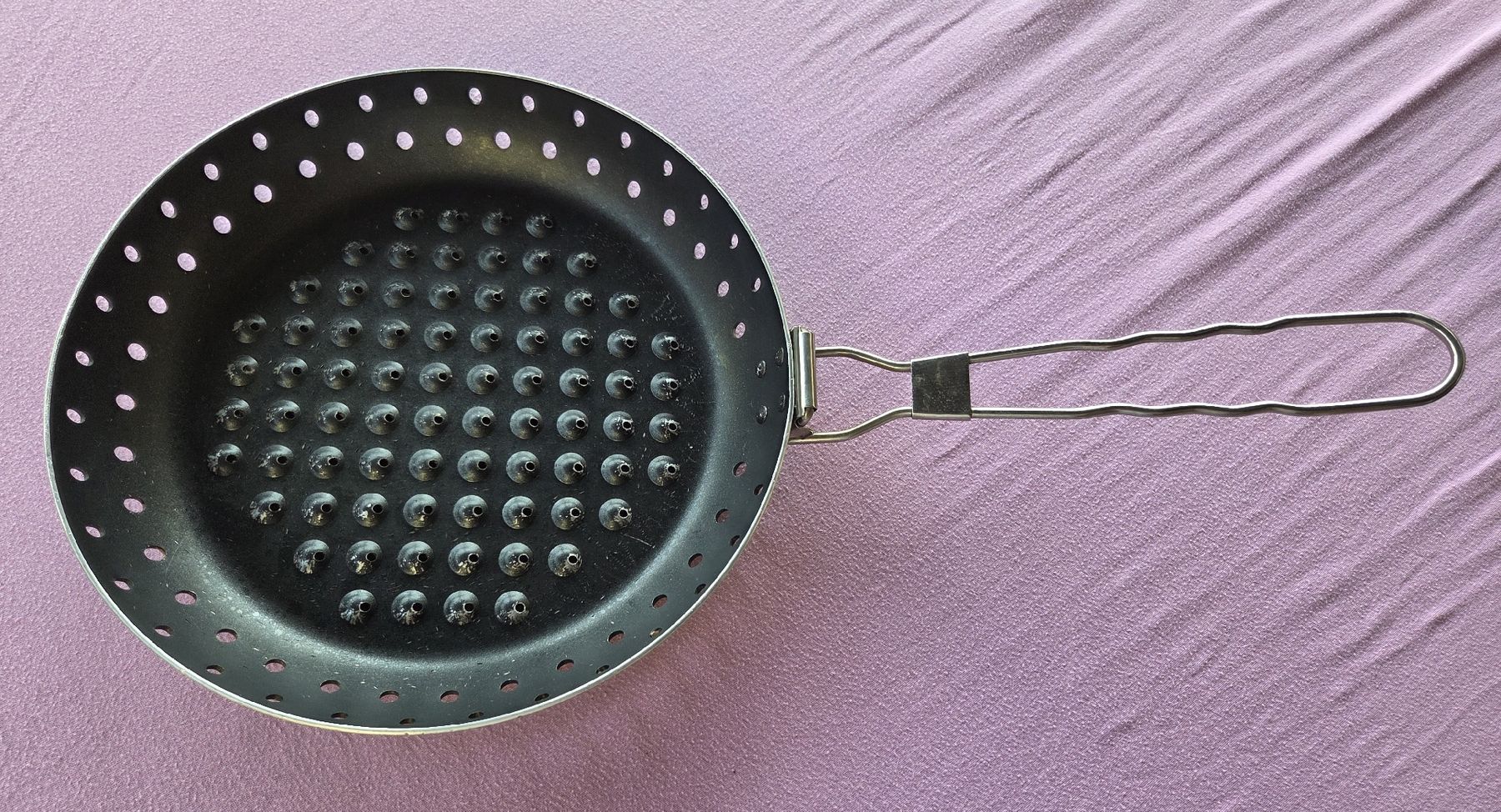 Pfannen: Gemüse oder Marroni Pfanne für Grill – Neu (gemäss Beschreibung) aus Klingnau von Groofty69