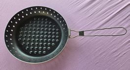 Gemüse oder Marroni Pfanne für Grill