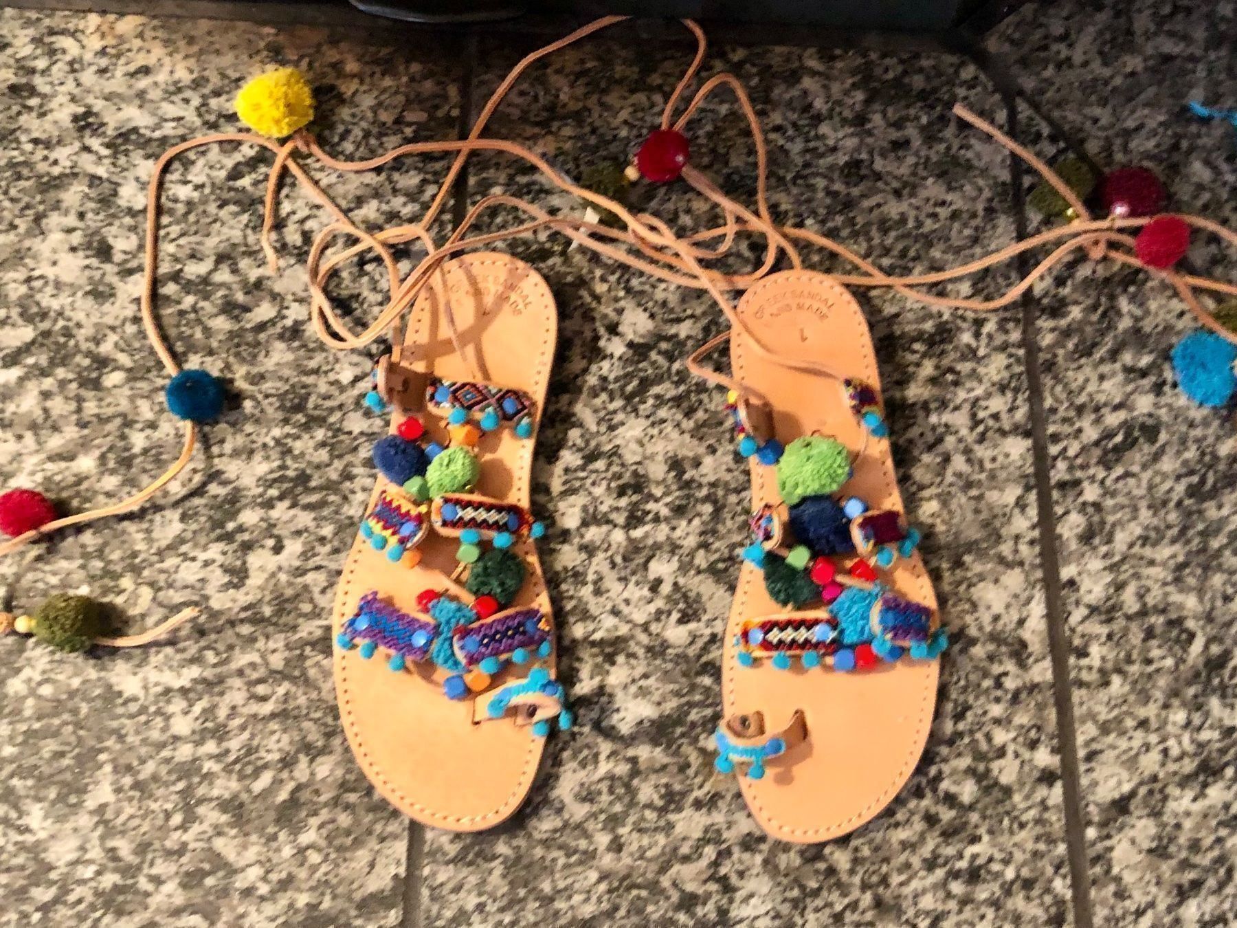 Damenschuhe: Greek Sandal Handmade – Neu (gemäss Beschreibung) aus Baden von Tiffany6878 8