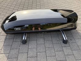 Audi Dachbox 430L brilliantschwarz mit Grundträger NP 1359.—