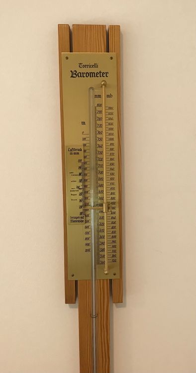 Torricelli Quecksilberbarometer