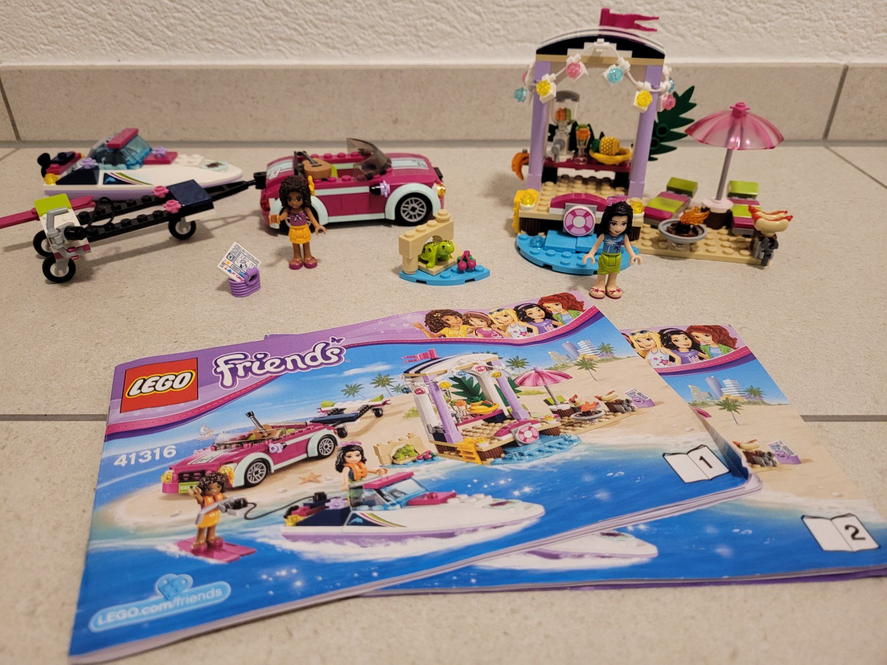 Lego Giocattoli: Lego Friends 41316 - Andreas Rennboot-Transporter – Usato da Zollikerberg venduto da SiaTz
