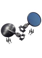 Spiegel FAR Flexi schwarz verstellbar für 22-24 mm