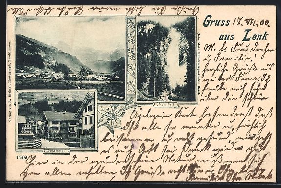 Cartes postales: Lenk, Dorfgasse, Ifigenfall, Gesamtansic – D'occasion à Berlin par bartko-reher
