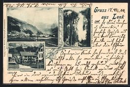 Lenk, Dorfgasse, Ifigenfall, Gesamtansic