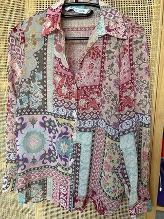 Zara Bluse transparent 1x getragen XS/S