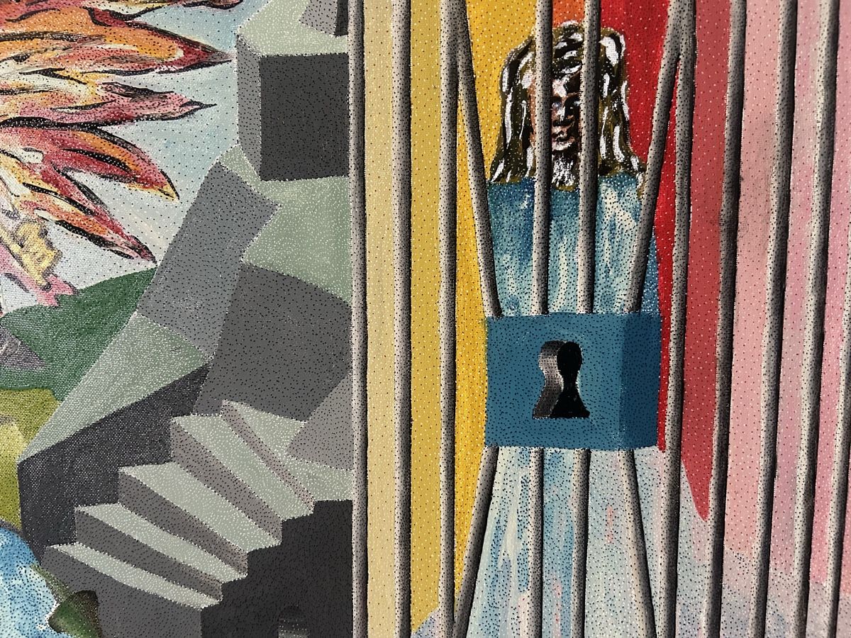 Dipinti: Original Gemälde von Freddy Gerber – Usato da Glarus venduto da KunstWerkEr-LS87 3