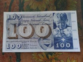SUISSE  100  Francs  1971  (3767)  Billet