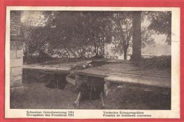 Grenzbesetzung 1914 - Verdeckte Schanzengräben
