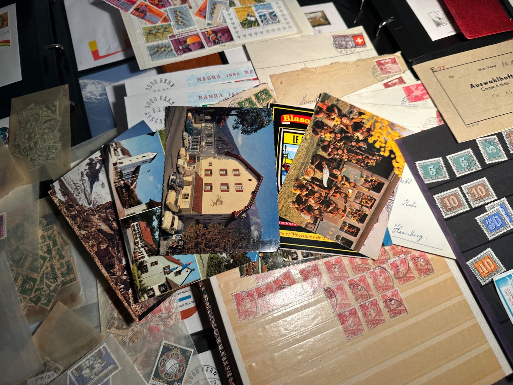 Tutti i francobolli: Briefmarkensammlung Schweiz - Auflösung – Usato da Stettfurt venduto da 2442 9
