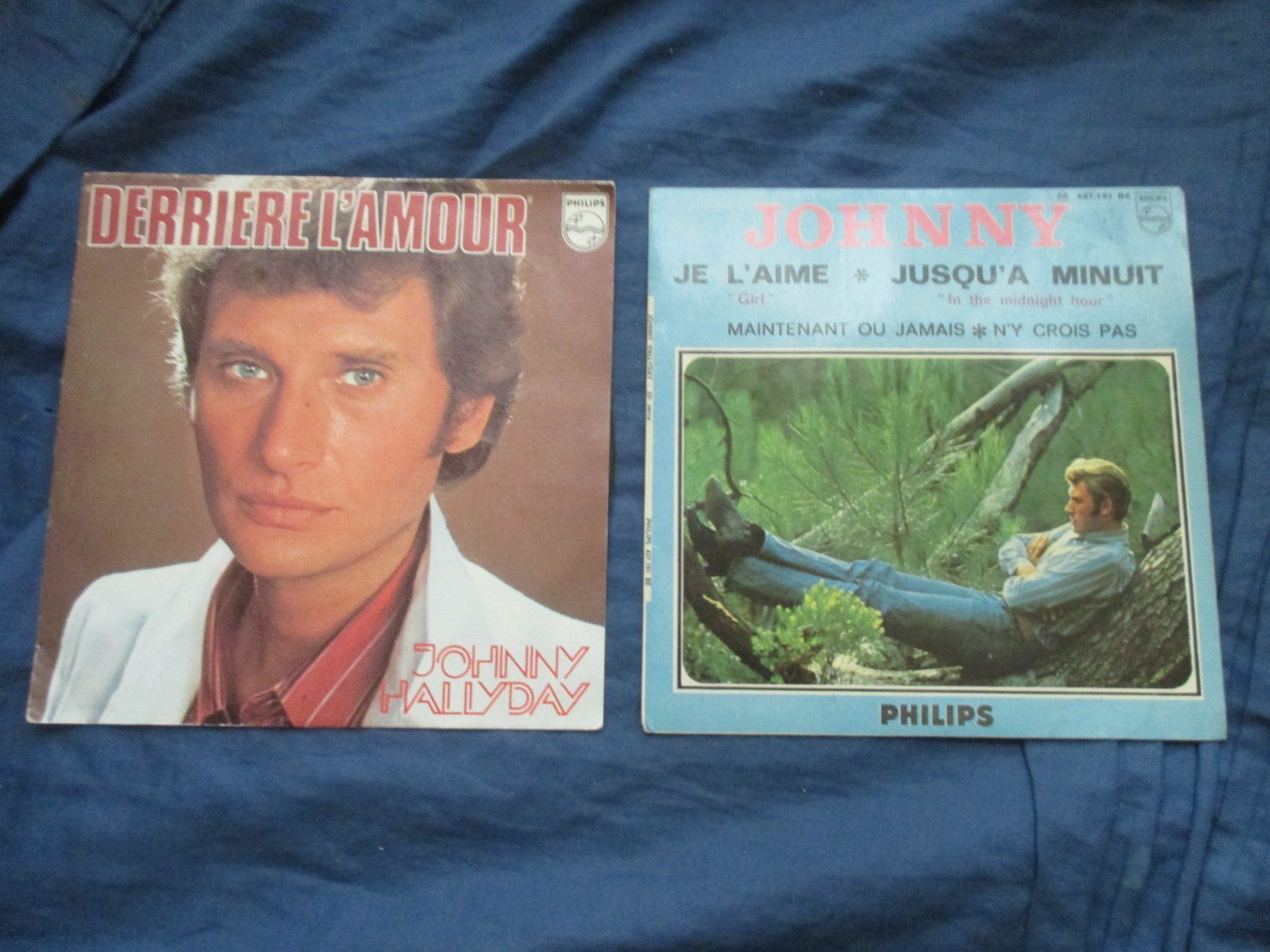 Dischi in vinile: lot de 2 disques : Johnny Hallyday – Usato da Colombier NE venduto da nene288