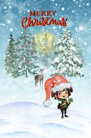 ✨Weihnachtskarte mit kleiner "Geschichte" Merry Christmas 🎄