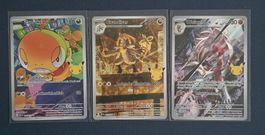 3 Pokemon Karten Zurrokex Grandiras Wolwerock Set 30th