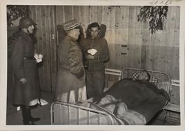 Militär, 2. Weltkrieg, General Henri  Guisan, Krankenbesuch