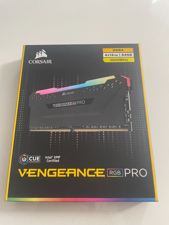 corsair vengeance rgb pro 64gb ddr4 3600mhz. Neu, ungeöffnet | Kaufen ...