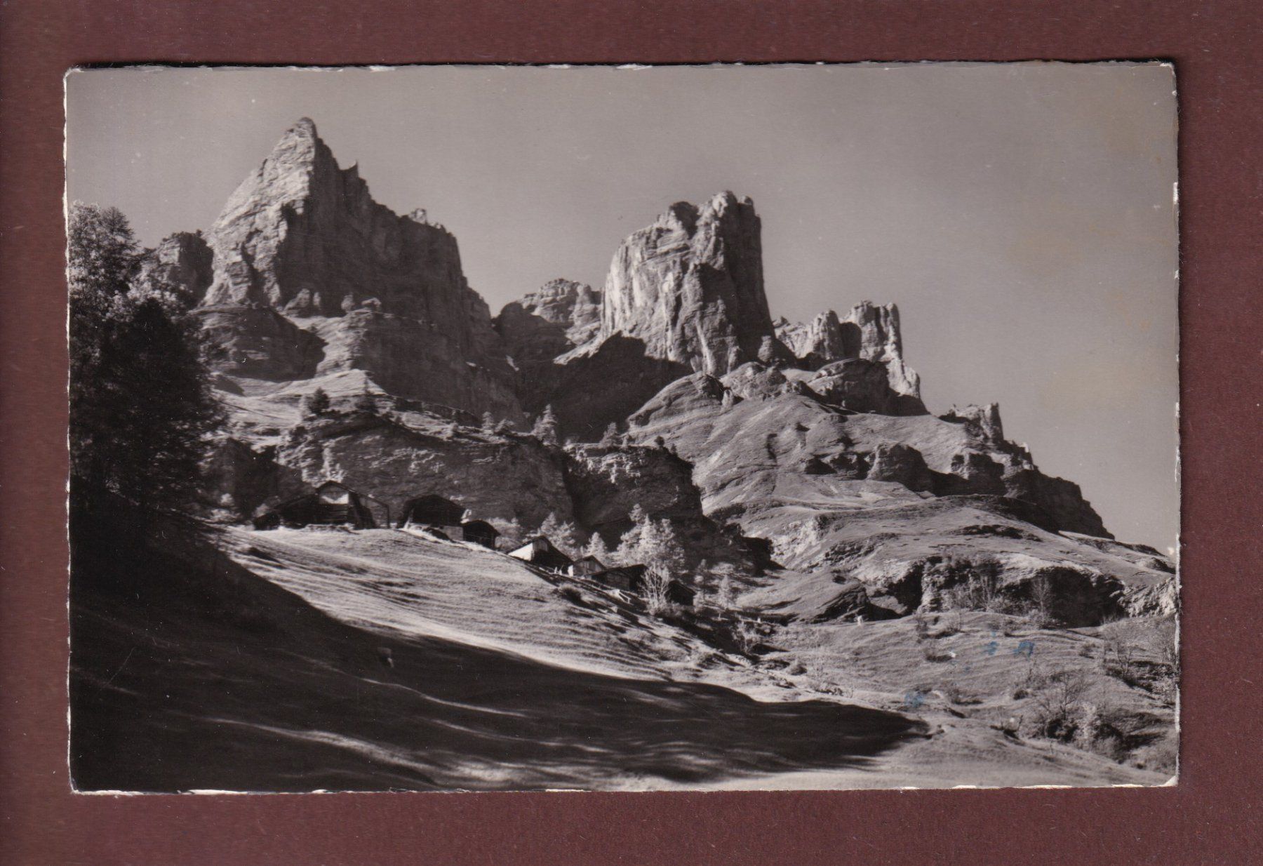 Cartoline postali: LEUKERBAD - Alp Pfies - 1950 – Usato da Pully venduto da nicecards