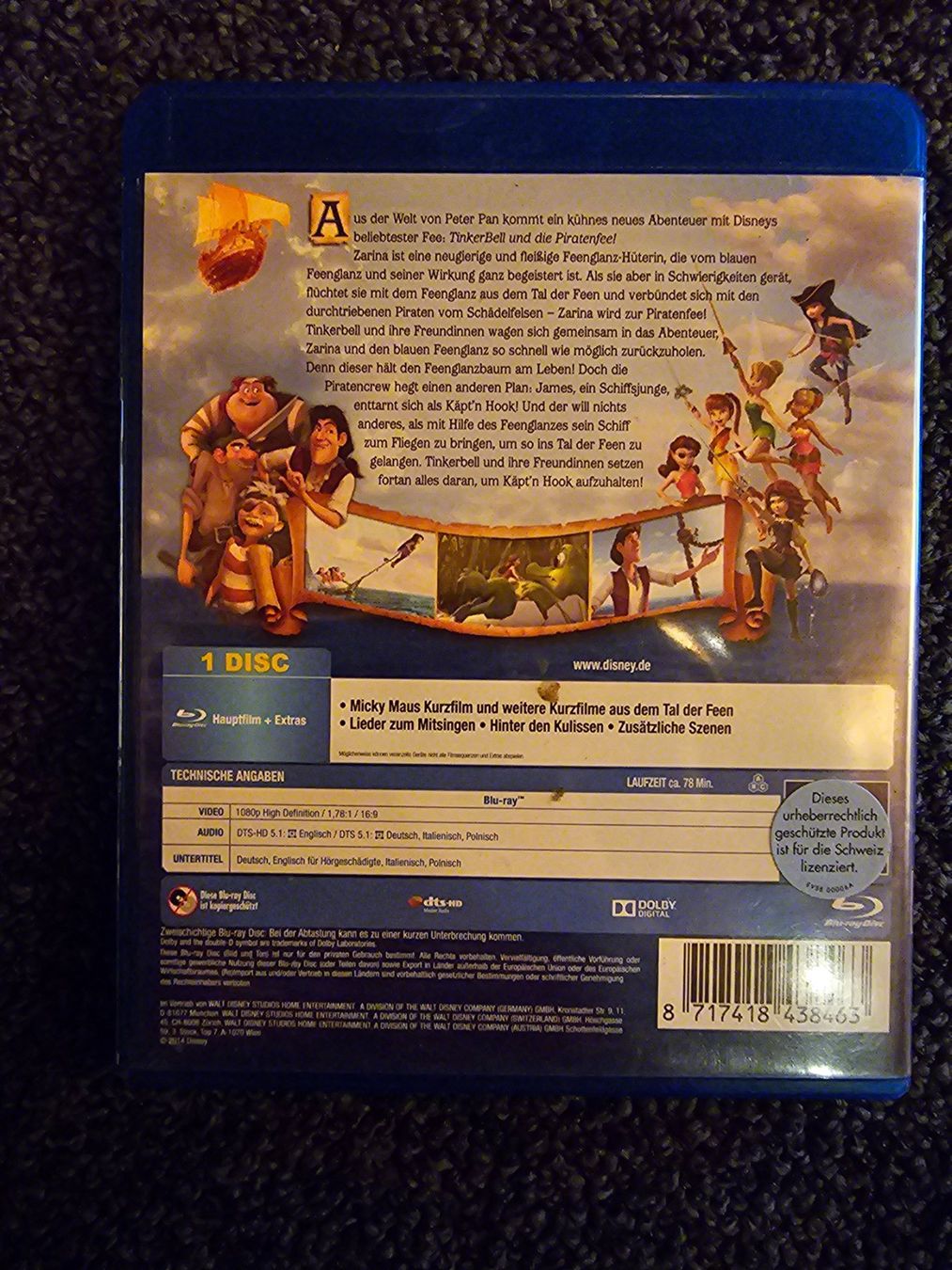 Tutti i DVDs: TINKERBELL PIRATENFEE – Usato da Ruswil venduto da jan_bxl5 1