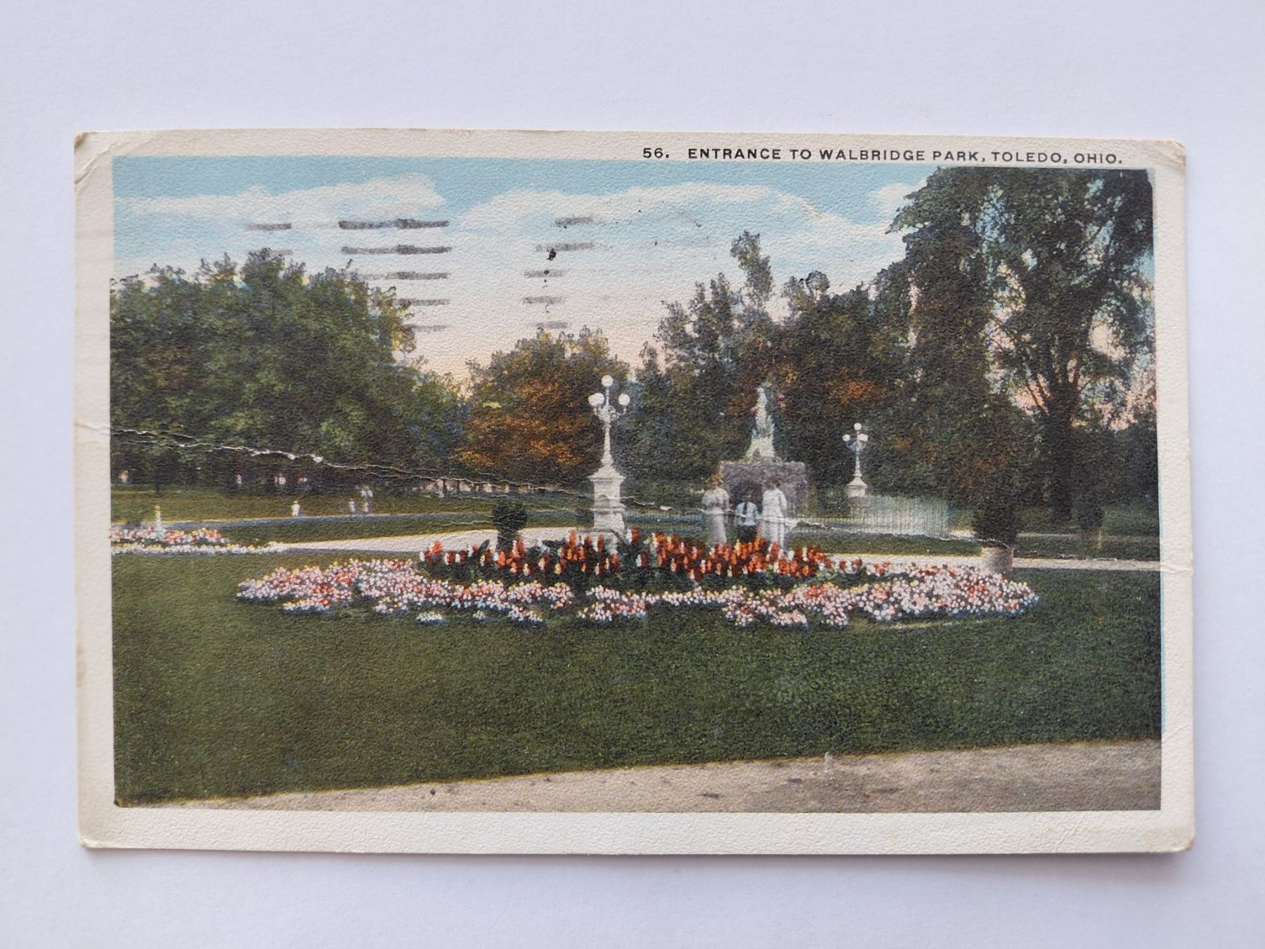 Cartoline postali: Ansichtskarte Walbridge Park Toledo Ohio 1920 – Usato da Wattwil venduto da yburgler