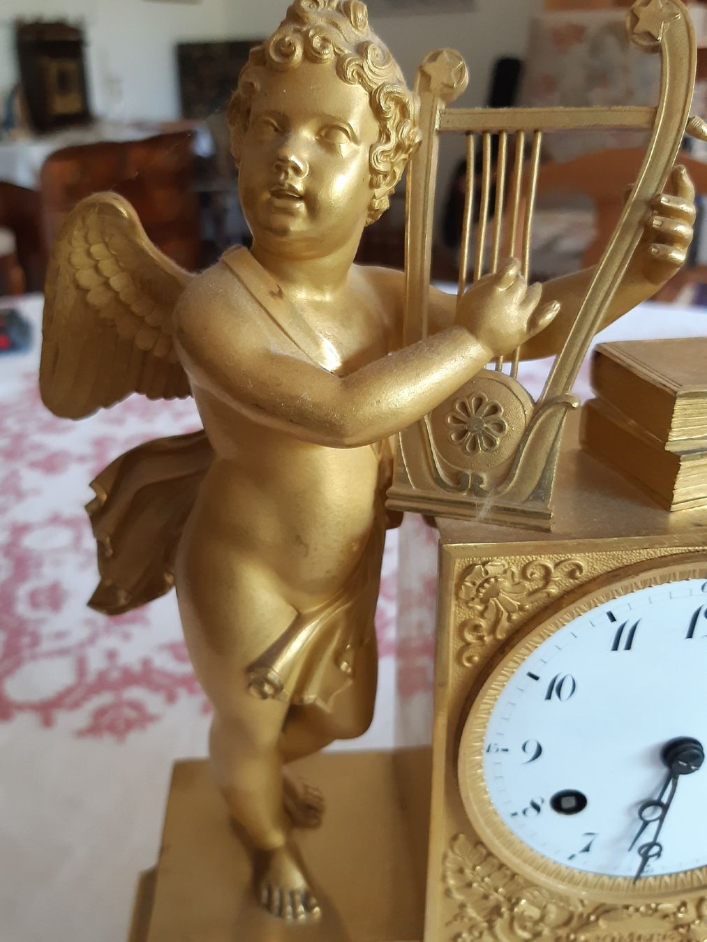 Orologi da terra & Orologi da parete: Antike Tischuhr – Difettoso da Basel venduto da graillard 1