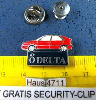 LANCIA DELTA ROT Auto pin enamel mit Security-clip