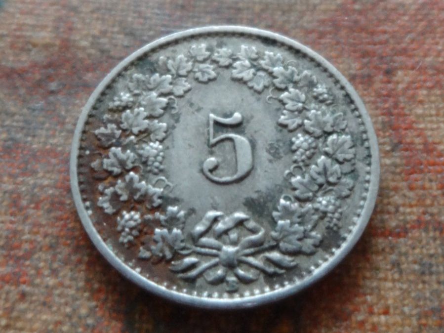 Tutti le monete: 5 Rp. 1929  (A) – Usato da Romanel-sur-Lausanne venduto da Swift13 1