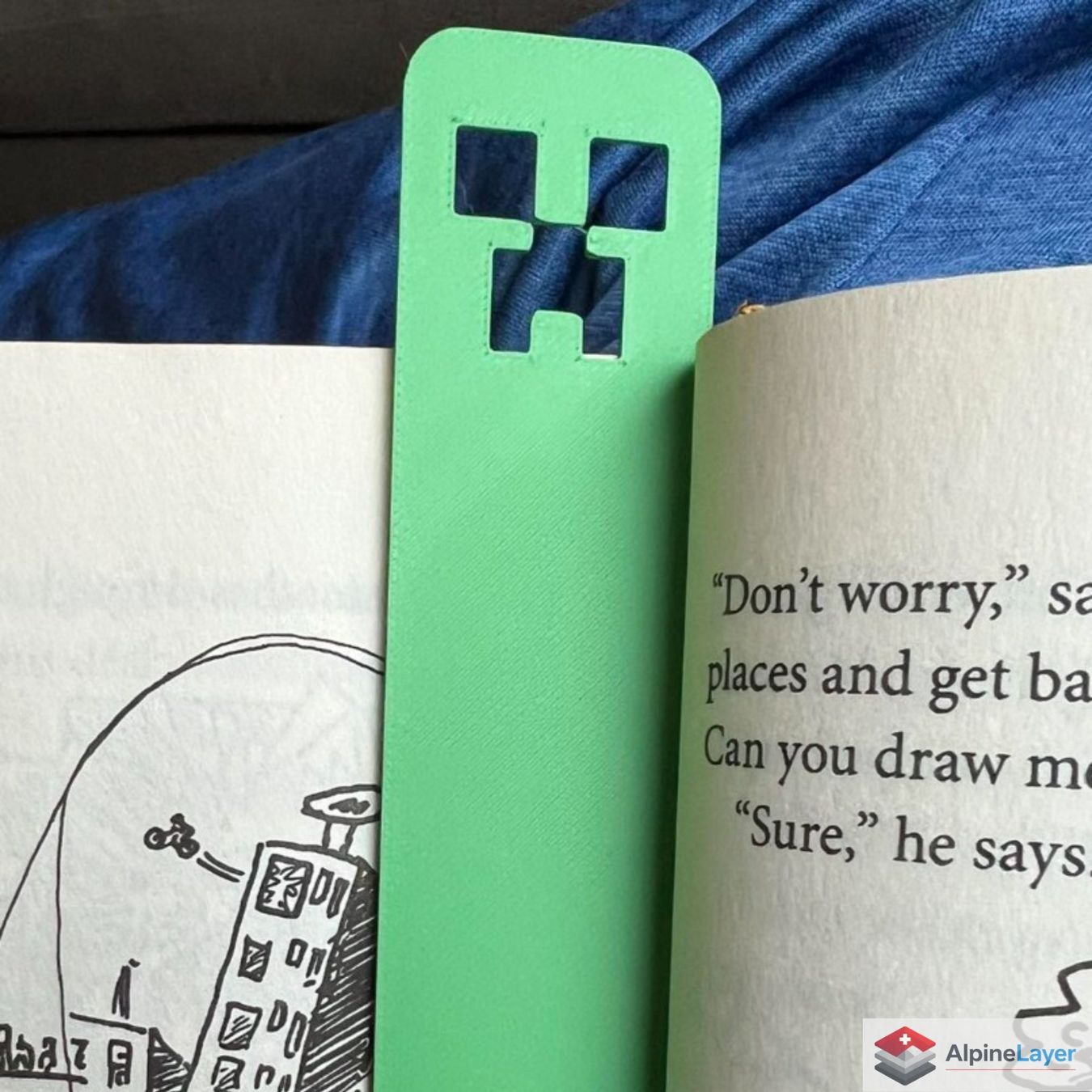 Altre raccolte & rarità: Creeper 3D Printed Bookmark – Green Minecraft Style – Nuovo (secondo la descrizione) da Losone venduto da AlpineLayer